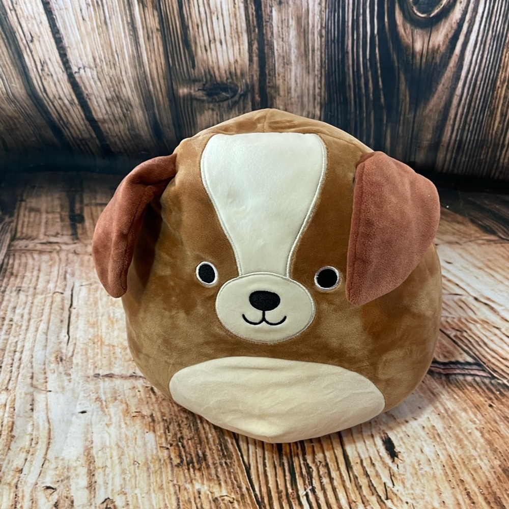 Squishmallows Bernie The St. Bernard Dog 12" Plush Original St. Bernard RARE GUC